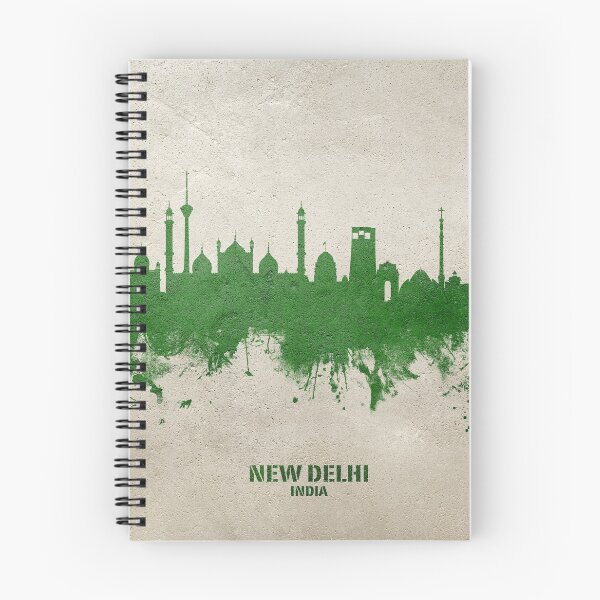 Artikelvorschau, New Delhi India Skyline entworfen und verkauft von ArtPrints.