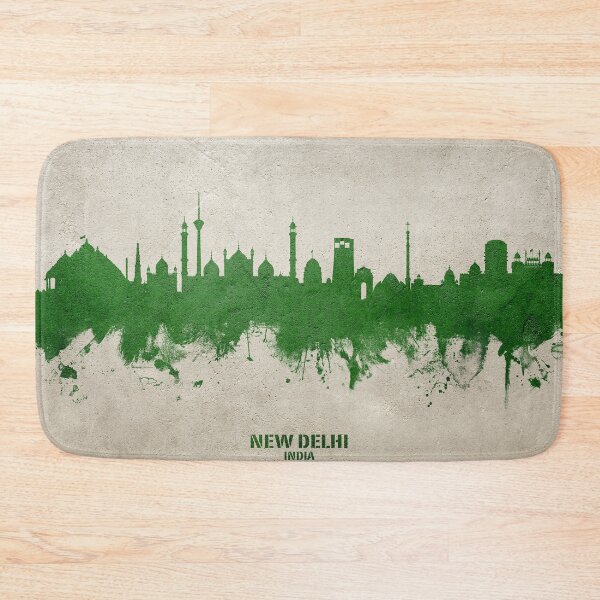 Item preview, New Delhi India Skyline designed and sold by ArtPrints.
