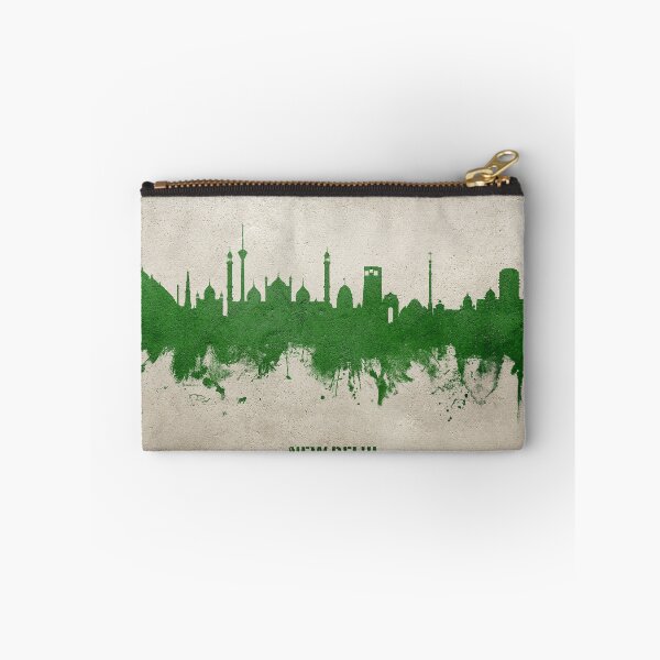 Aperçu de l'œuvre New Delhi India Skyline créée et vendue par ArtPrints.