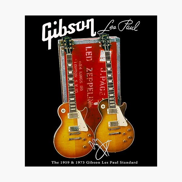 Gibson Les Paul Guitar Giant Wall Mural Art Poster Print 33x47 Inches 