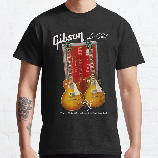 Gibson Les Paul J Page Guitar Art Classic T-Shirt
