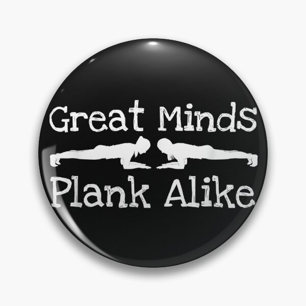 Item preview, Great Minds Plank Alike - Funny Fitness designed and sold by ZacharyMarcus.