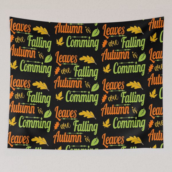 Item preview, Leaves are falling autumn is coming designed and sold by AnveeBubbles.