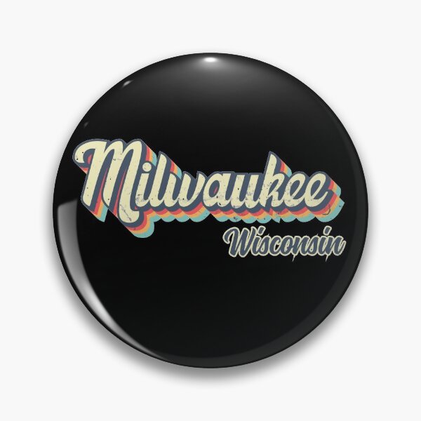 Item preview, Milwaukee city Wisconsin Retro Vintage 70s rainbow designed and sold by Teelogic.