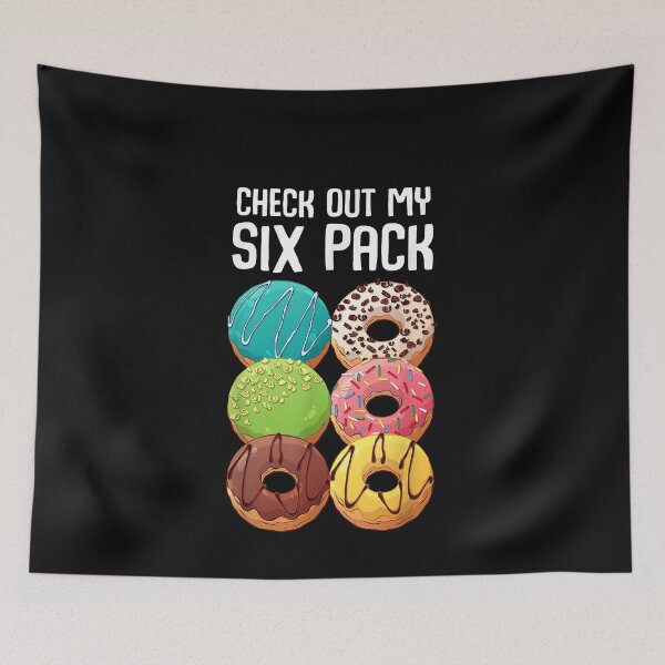 Item preview, Check Out My Six Pack Donut- Funny Gym designed and sold by ZacharyMarcus.