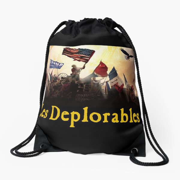 Les Deplorables Drawstring Bag