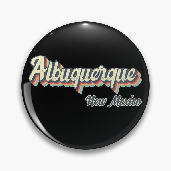 Artikelvorschau, Albuquerque Stadt New Mexico Retro Vintage 70er Regenbogen entworfen und verkauft von Teelogic.