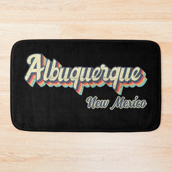Item preview, Albuquerque city New Mexico Retro Vintage 70s rainbow designed and sold by Teelogic.
