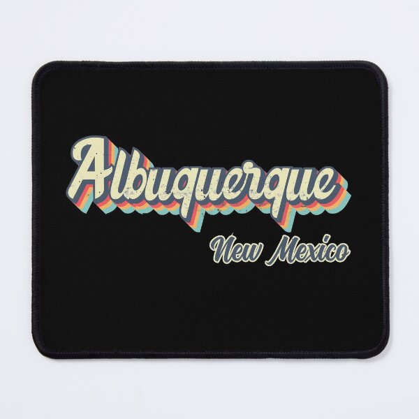 Item preview, Albuquerque city New Mexico Retro Vintage 70s rainbow designed and sold by Teelogic.
