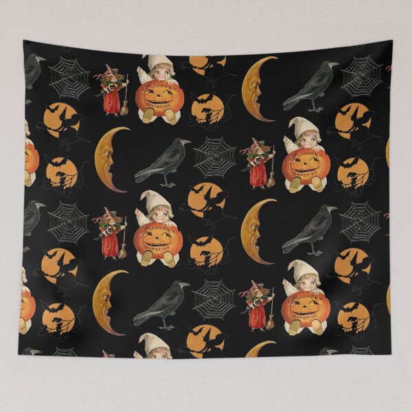 Item preview, Oldish Vintage Halloween. Happy All Hallows' Eve #8 designed and sold by Krispsm.