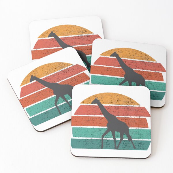 Item preview, Giraffe Retro Vintage Print  designed and sold by HStudioPrints.