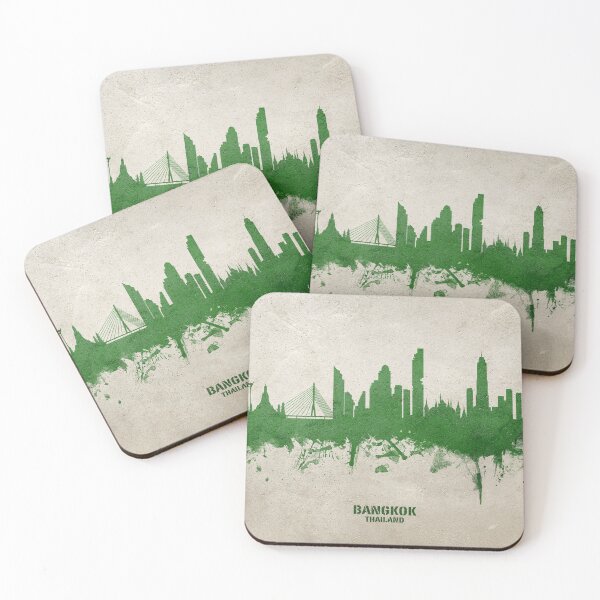 Item preview, Bangkok Thailand Skyline designed and sold by ArtPrints.