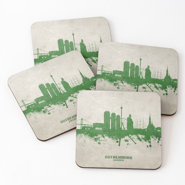 Item preview, Gothenburg Sweden Skyline designed and sold by ArtPrints.