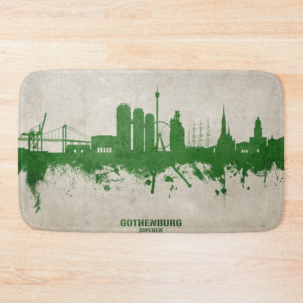 Item preview, Gothenburg Sweden Skyline designed and sold by ArtPrints.