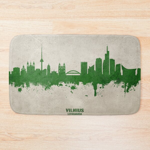 Item preview, Vilnius Lithuania Skyline designed and sold by ArtPrints.