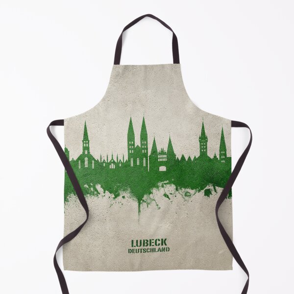 Item preview, Lubeck Germany Skyline designed and sold by ArtPrints.