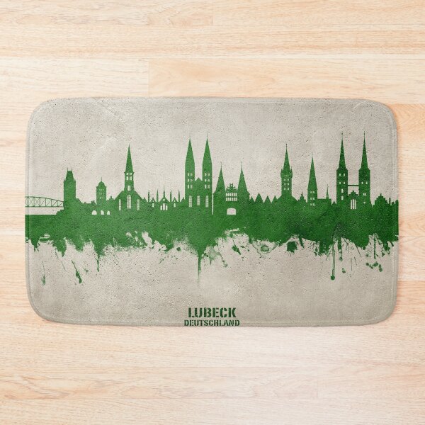 Item preview, Lubeck Germany Skyline designed and sold by ArtPrints.
