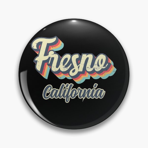Item preview, Fresno city California Retro Vintage 70s rainbow designed and sold by Teelogic.