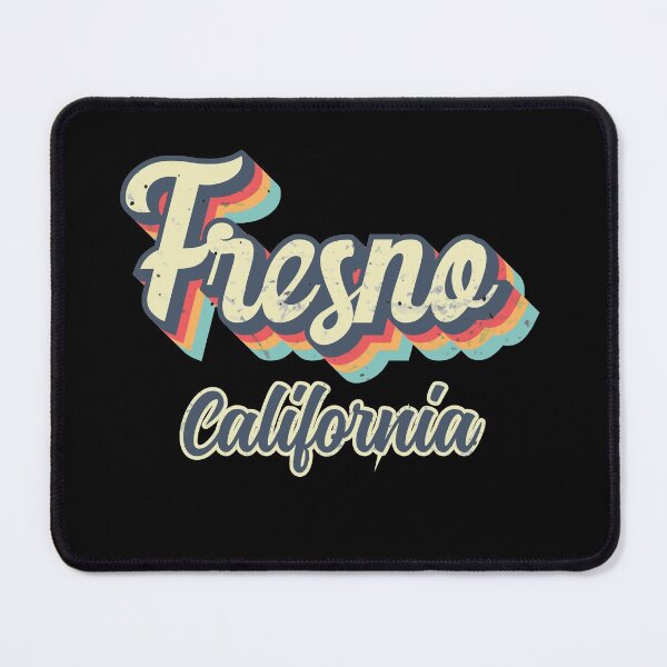 Item preview, Fresno city California Retro Vintage 70s rainbow designed and sold by Teelogic.