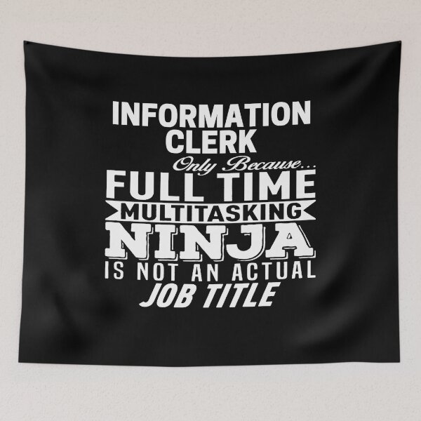 Item preview, Information clerk designed and sold by clickmostro.