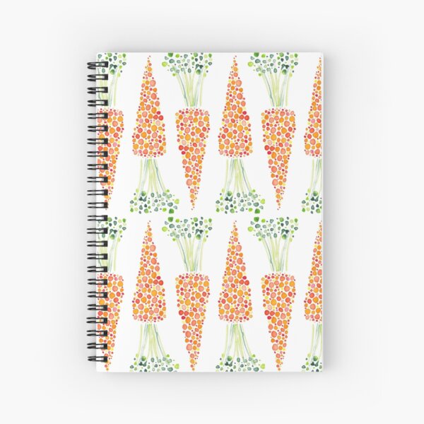 Carrot Spiral Notebook