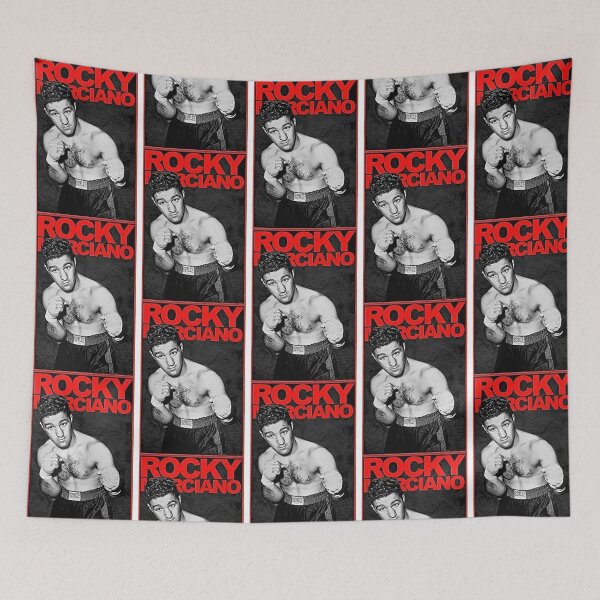 Item preview, Rocky Marciano Portrait Boxing Heavyweight Super Fight designed and sold by LeoChambera.