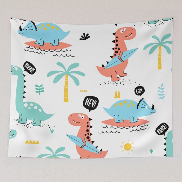 Item preview, Cute Dinosaur Seamless designed and sold by Gurshnet68.