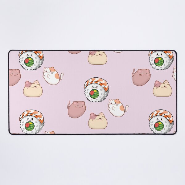 Item preview, Kawaii Kitties Ordering Sushi designed and sold by SewnMemories.