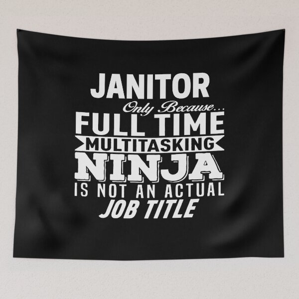 Item preview, Janitor designed and sold by clickmostro.
