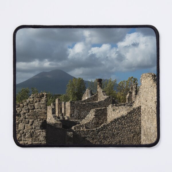 Item preview, Mount Vesuvius Volcano, Towering Over the Pompeii Ruins designed and sold by Georgia Mizuleva.