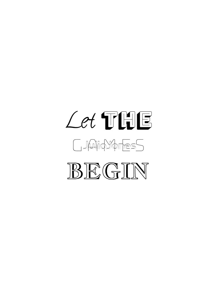 Meaning of Let The Games Begin by AJR