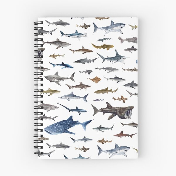 Item preview, SHARKS poster-white designed and sold by BEATRIZ ABAITUA.