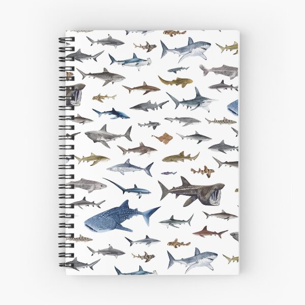 Item preview, SHARKS poster-white designed and sold by BEATRIZ ABAITUA.