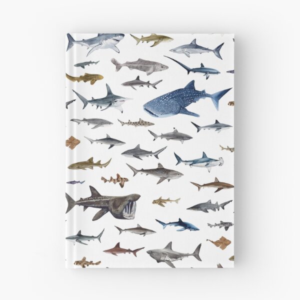 Item preview, SHARKS poster-white designed and sold by BEATRIZ ABAITUA.