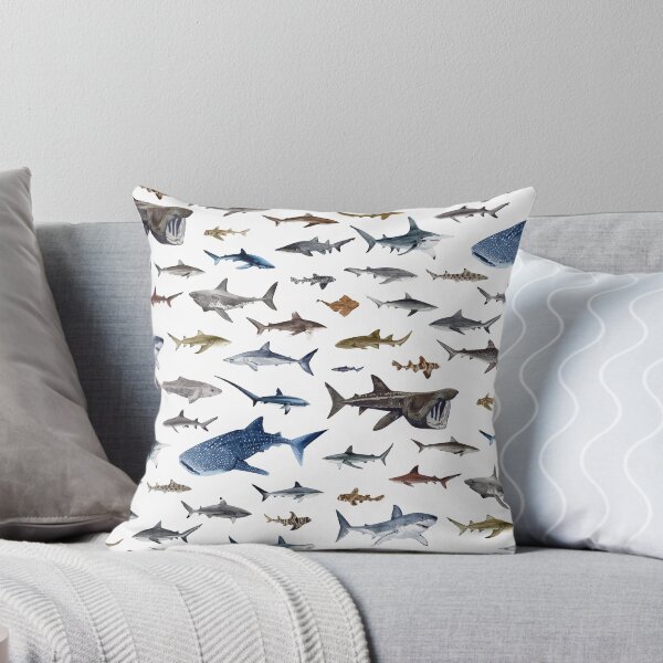 Item preview, SHARKS poster-white designed and sold by BEATRIZ ABAITUA.