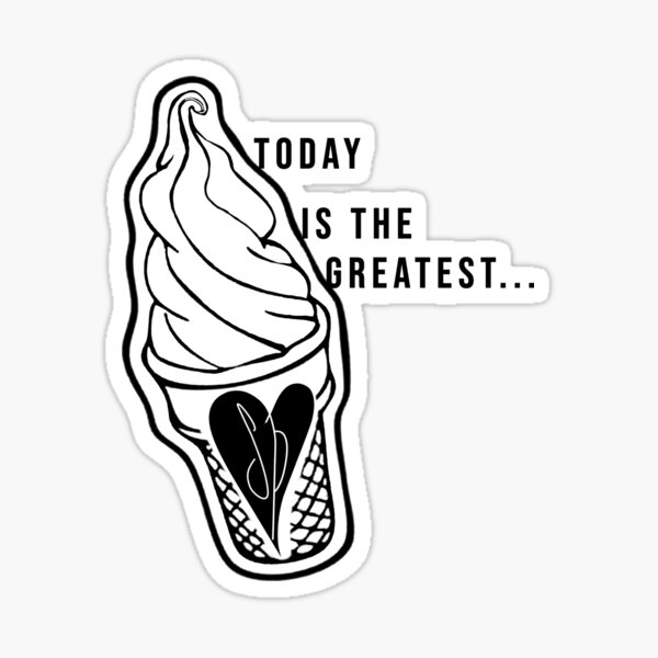 S/P - fantastische Alternative-Rock-Band, 'Today', beeinflusst von dem fantastischen Musikvideo mit dem Eiswagen. . Sticker