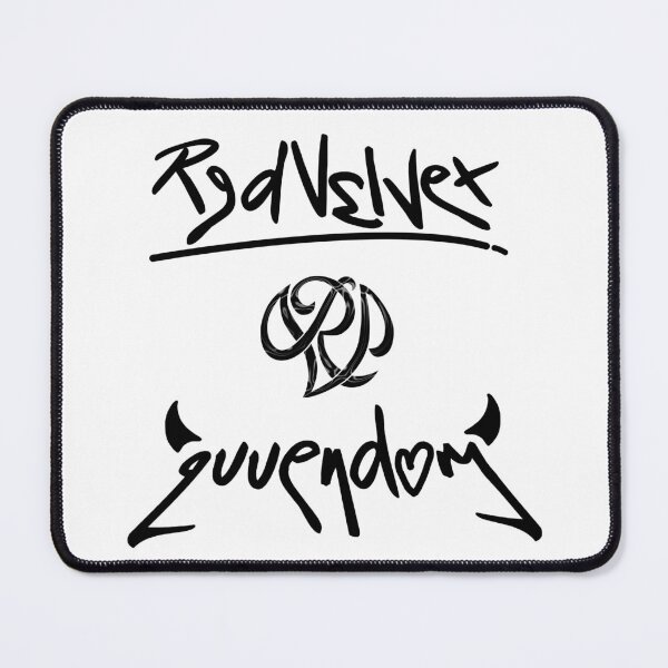 Item preview, RED VELVET QUEENDOM TYPOGRAPHY BLACK designed and sold by sketchvan.