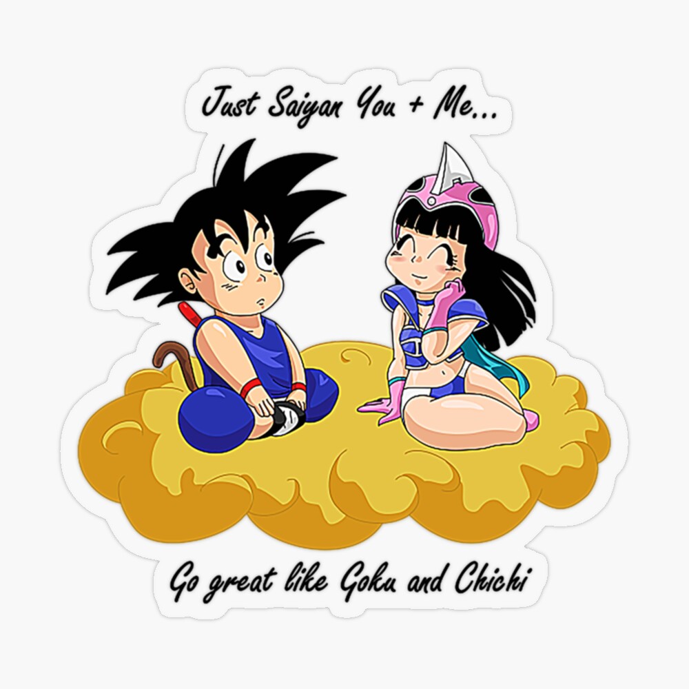 Lámina rígida for Sale con la obra «Somos geniales como Goku y Chichi |  Regalo perfecto | Regalo Saiyan» de dainaiwjo | Redbubble