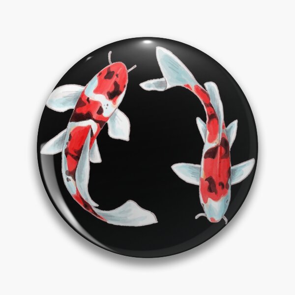 Item preview, Swimming Japanese carp koi fish designed and sold by fefego818x.