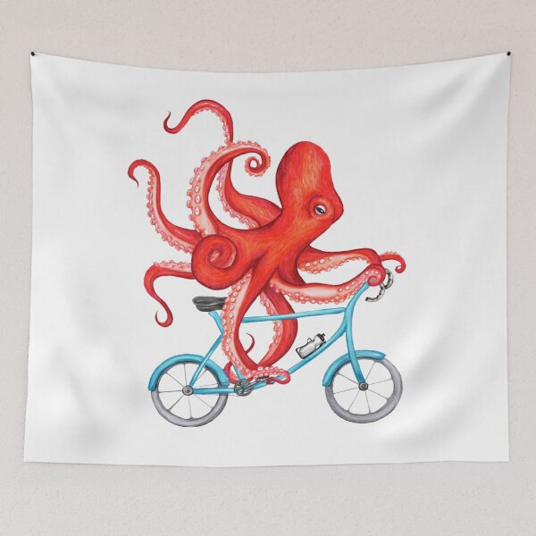 Item preview, kids clothes Cycling octopus!  designed and sold by latoyaliving.