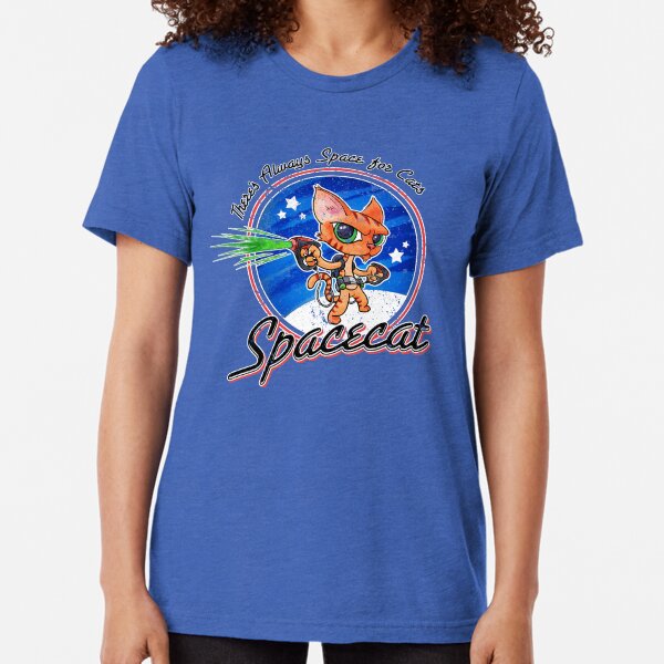 Spacecat Tri-blend T-Shirt