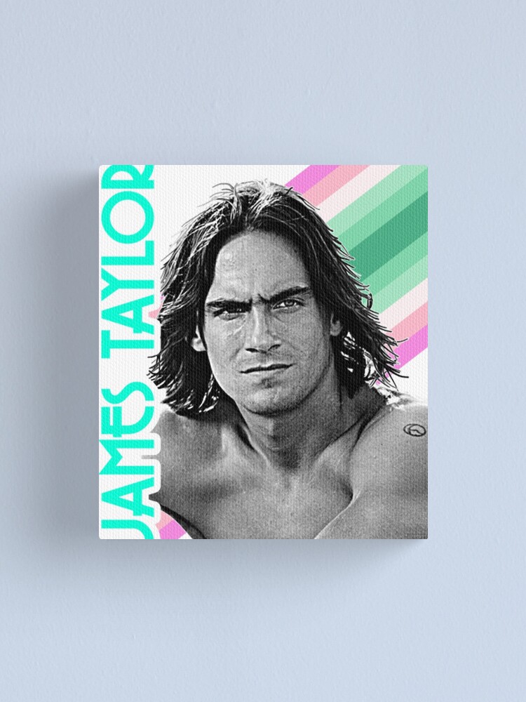 "James Taylor James Taylor Young Heartthrob FanArt " Canvas Print by
