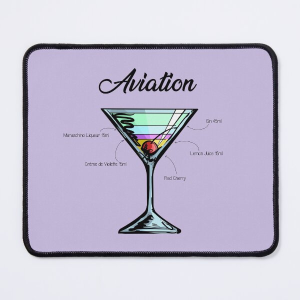 Item preview, Aviation Cocktail Recipe designed and sold by HuckleberryArts.