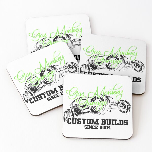 Aperçu de l'œuvre Gas Monkey Garage Tshirt Custom Builds créée et vendue par ViralTeez.