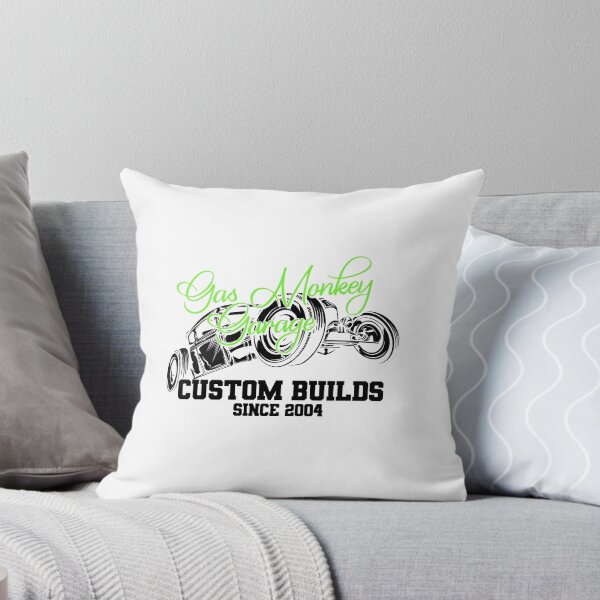 Aperçu de l'œuvre Gas Monkey Garage Tshirt Custom Builds créée et vendue par ViralTeez.
