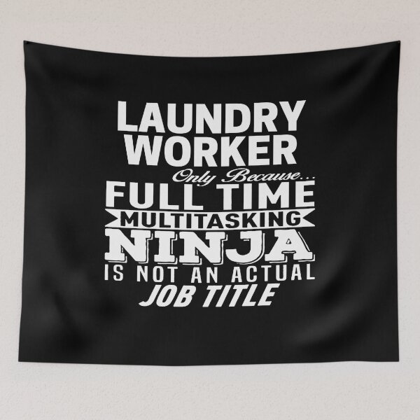 Item preview, Laundry worker designed and sold by clickmostro.