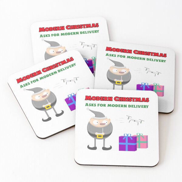 Item preview, Modern Christmas asks for modern delivery designed and sold by Dvzshirts.