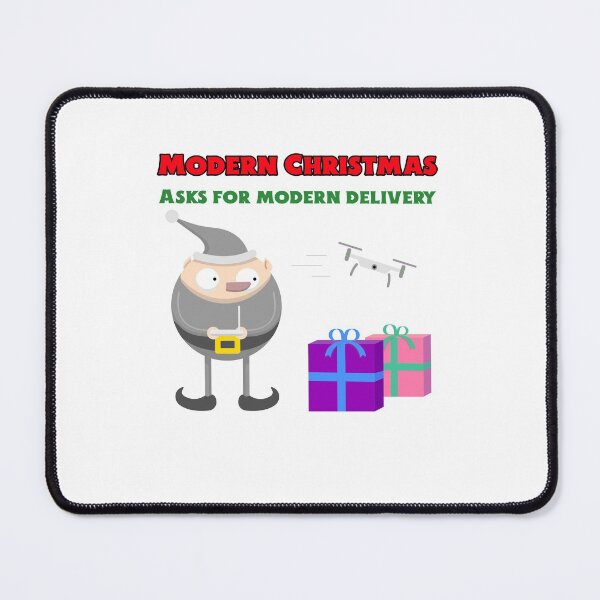 Item preview, Modern Christmas asks for modern delivery designed and sold by Dvzshirts.