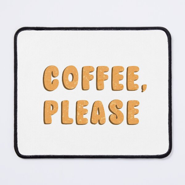 Item preview, Coffee please bubbly letters designed and sold by xscarletm.
