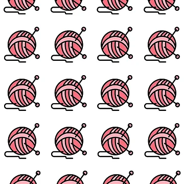 Artwork thumbnail, Pink Wool (Pattern) by PSheekey